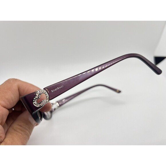 BEBE BB5005 Mauve Polished/Silver Eyeglasses Frame 51-15-130 - FRAMES ONLY main image 11